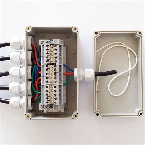 open bottom junction box|electrical splitter junction box.